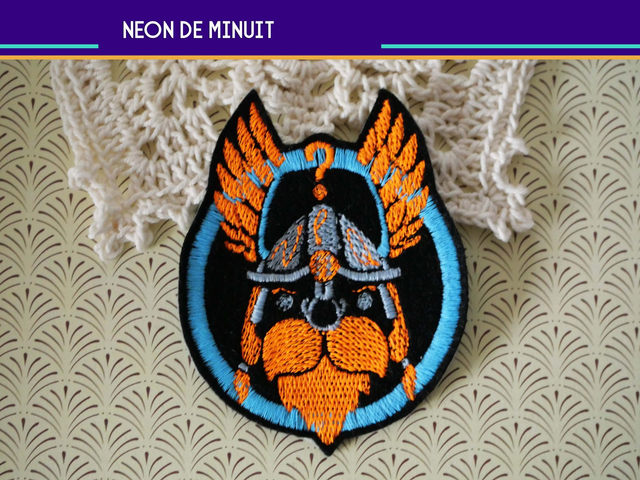 Le Gaulois du Chaos (Écusson à thermocoller ou à coudre)