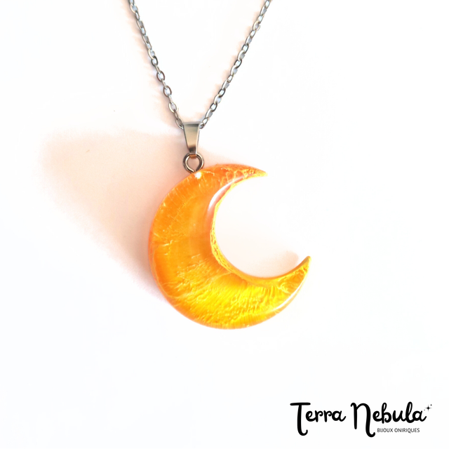 Collier Lune Lumineuse | CO276P | Pétri