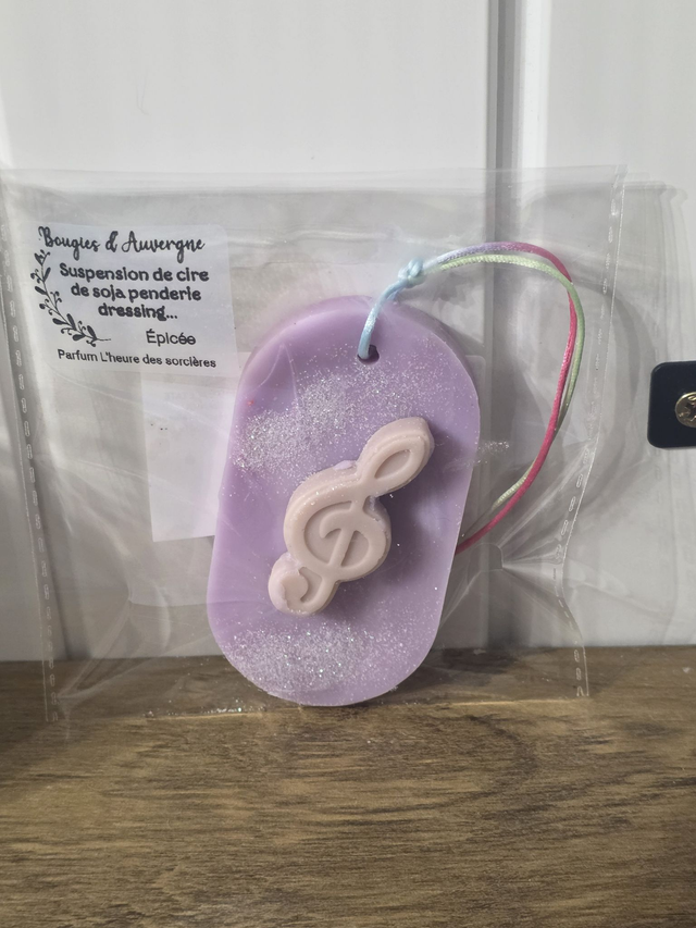 Suspension de cire de soja parfum l&#039;heure des sorcières 