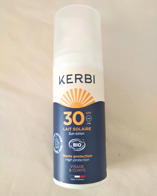 Crème solaire bio Kerbi SPF 30