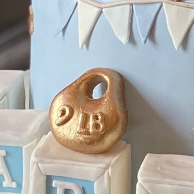 Baby Shower - cake and cupcakes