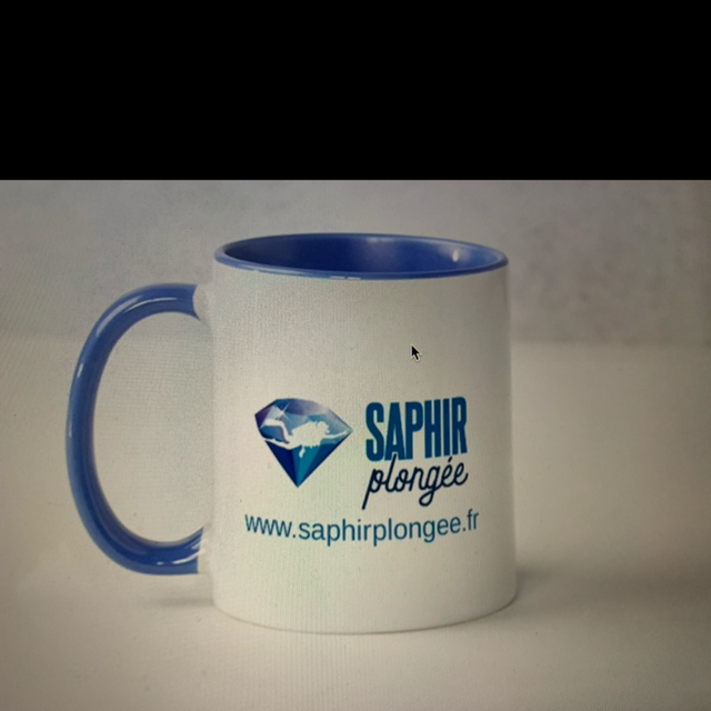 Mug saphir plongée padi