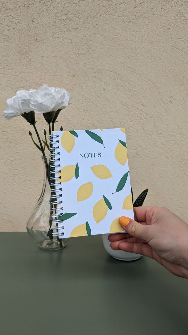 Carnet A6 Citrons