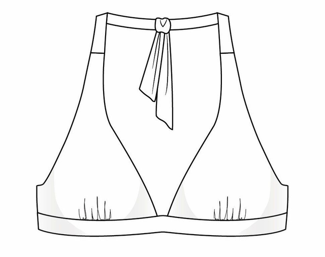 Create your own bikini - Neckholder Bikini mit und ohne Pads möglich, auch als Wende-Bikini möglich