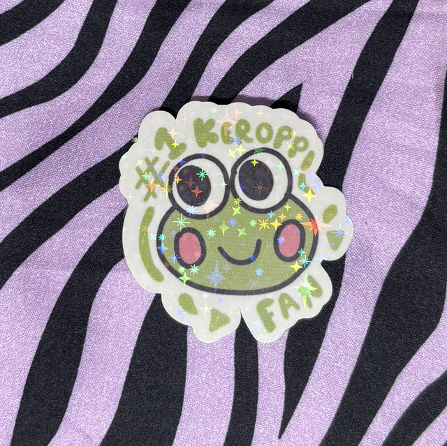 #1 keroppi fan sticker 