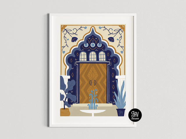 Archway, wall art print