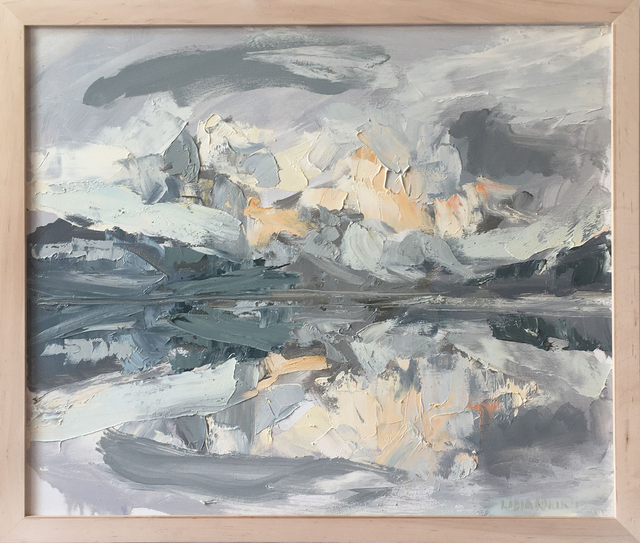 Etiuda III - średniej wielkości obraz olejny