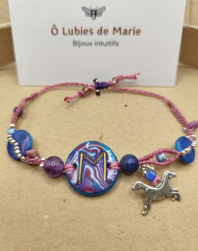 Bracelet talisman Ehwaz – Le mouvement et la confiance