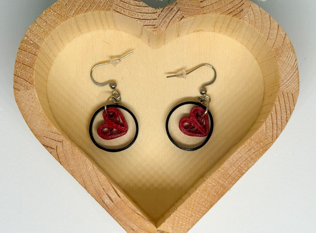 Boucles d'oreilles Coeurs d'Amour
