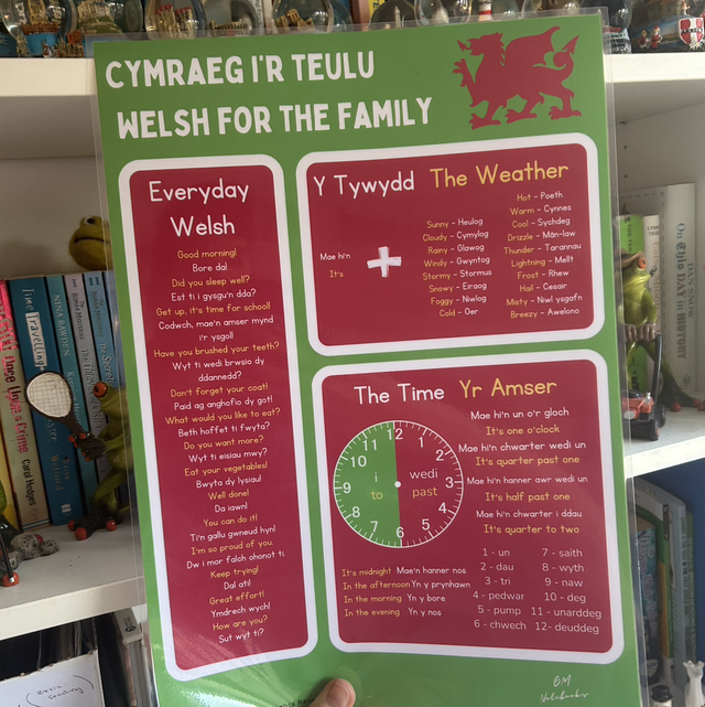 A3 Poster; Cymraeg i’r Teulu