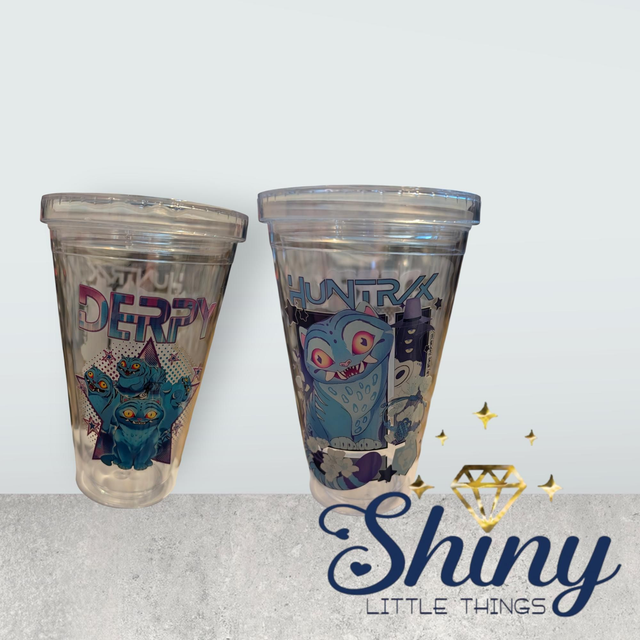 16oz Acrylic Tumbler &amp; Straw