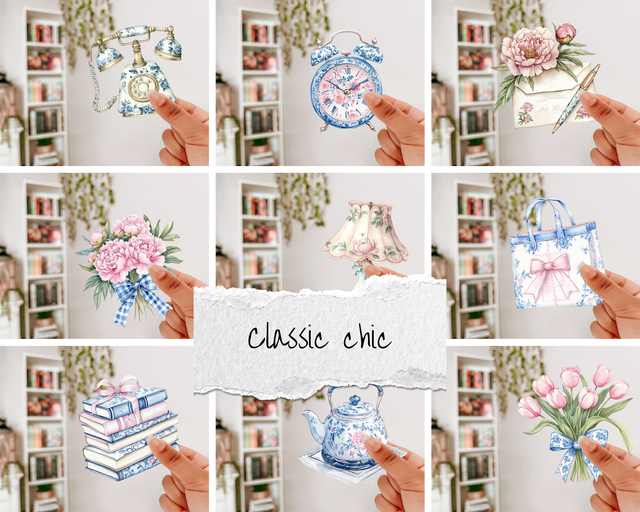 Pack de 9 stickers - Classic chic