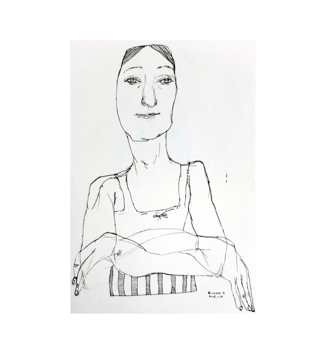 DIBUJO (Sin título). Eulogia Merle.