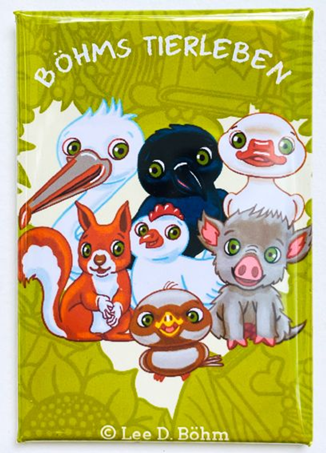 Böhm & Böhm Collection / Magnet "Böhms Tierleben" / Magnet "Boehm's Animal Life"