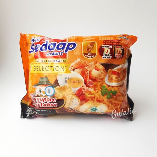 MIE SEDAAP Spicy Laksa Singapore - Soupe de Nouilles Épicée de Singapour au Lait de Coco