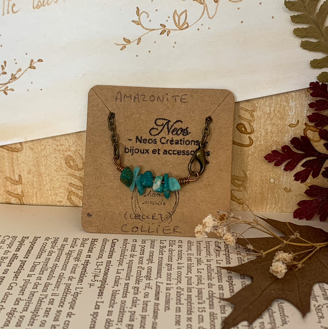 Braderie des Fées - Collier Murmure - Amazonite