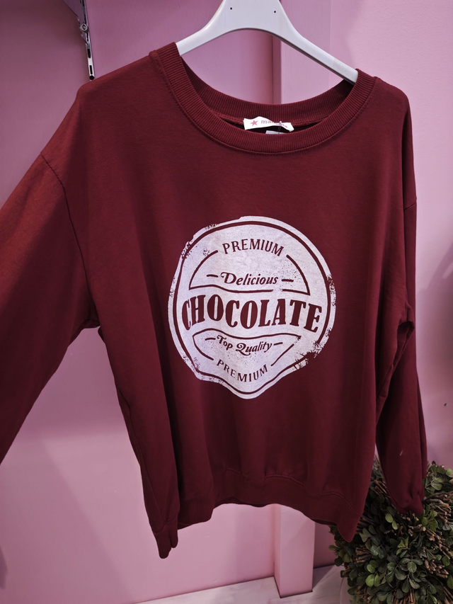 Sudadera Slow Chocolate