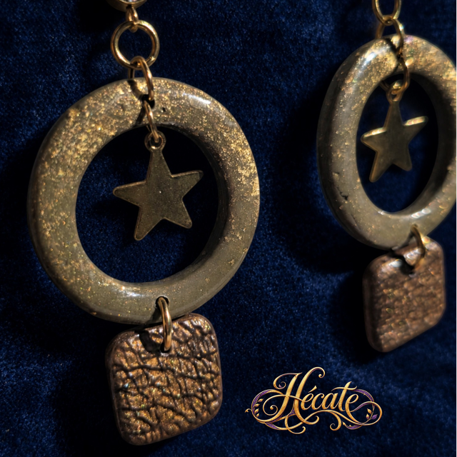 Boucles d'oreilles Etoile