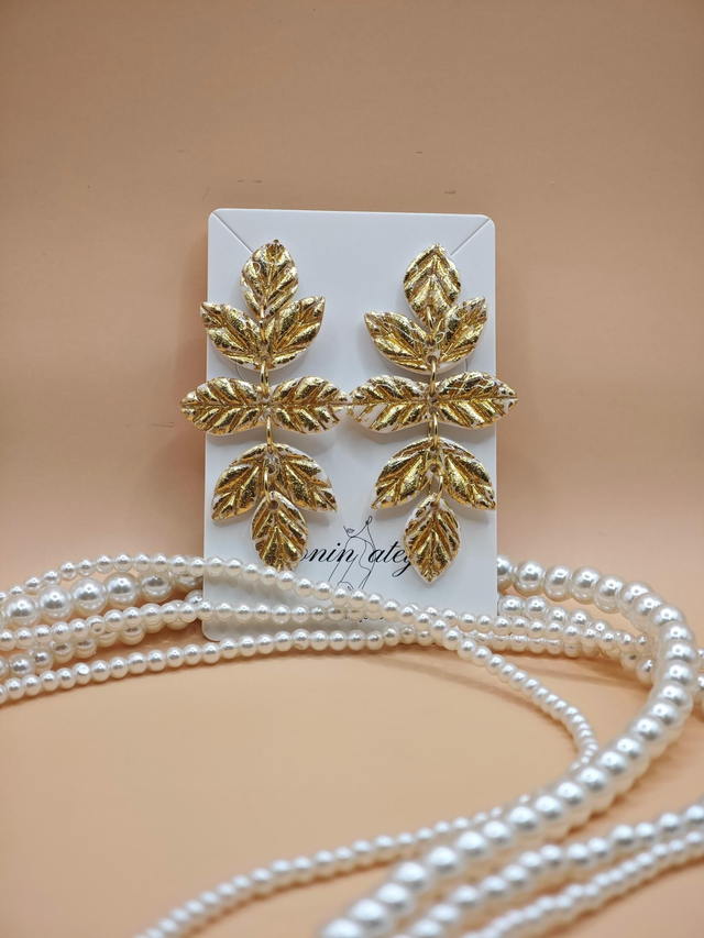 Veliko zlati listo - odtis zlatih lističev