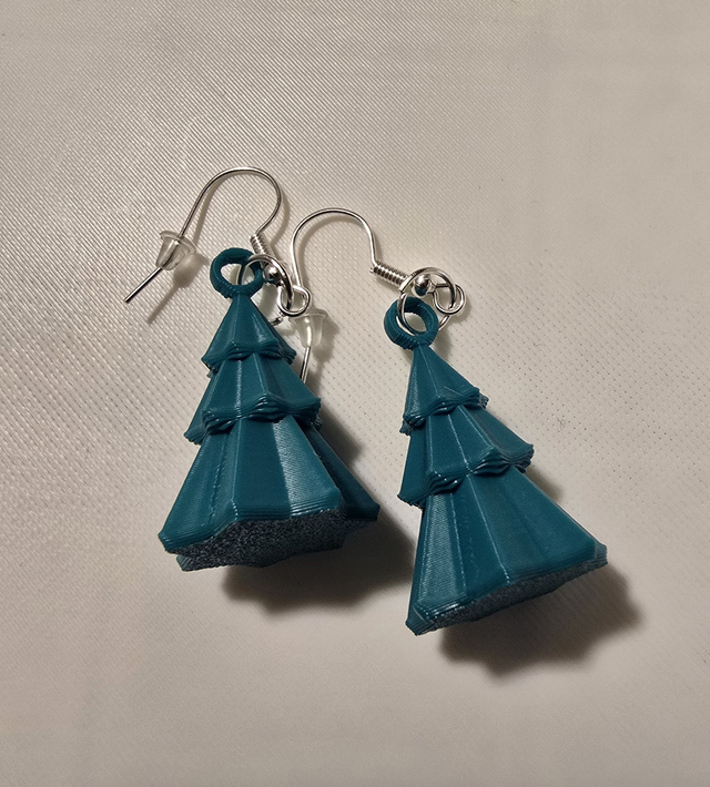 Boucles d'oreilles sapin