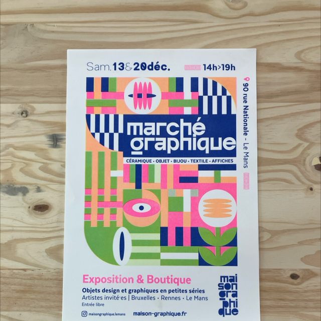Affiche Marché Graphique