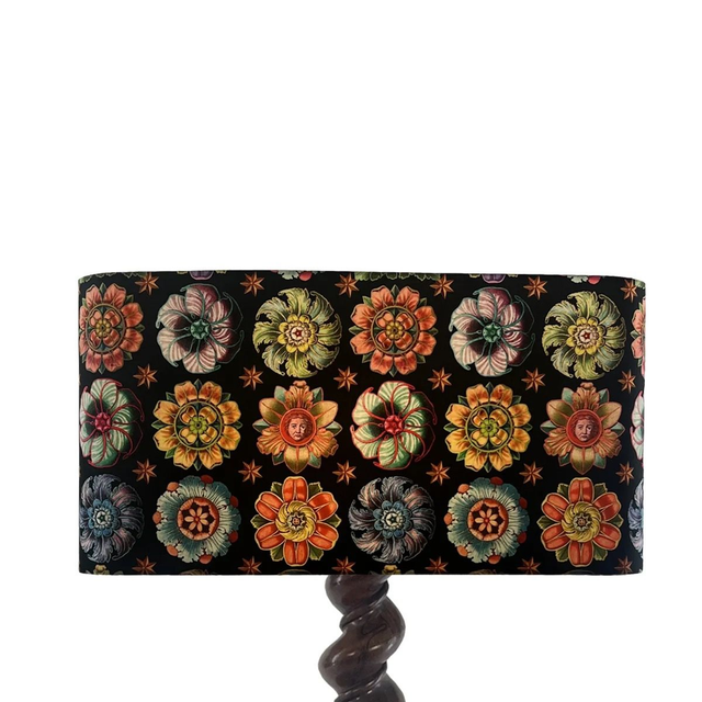 Abat jour rectangle avec Rosaces