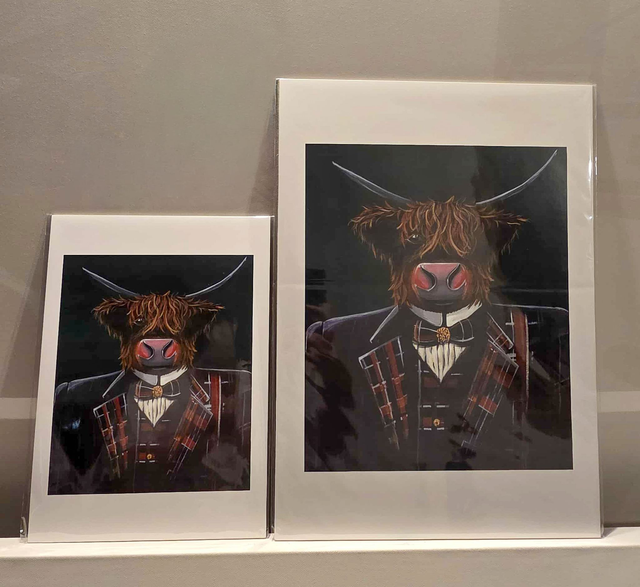 Highland Cow Print 'McGregor' A4/A3/A6