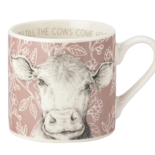 Field view Farm Cow Mug