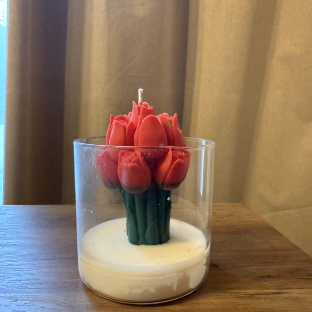 Tulip Bucket Candle in a Jar