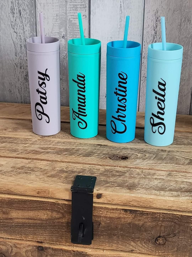 Tall tumbler cups