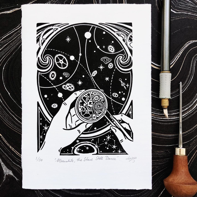 Meanwhile, the Stars Still Dance (Limited edition) - Black