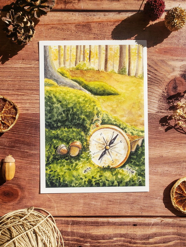 "COMPASS" La boussole et les fourmis - reproduction en tirages limités