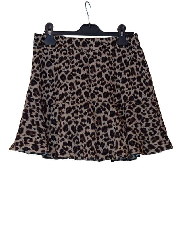 Jupe short léopard S (Loveriche) 