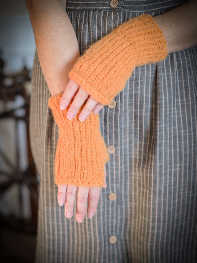 EN STOCK plusieurs couleurs Mitaines alpaga et soie