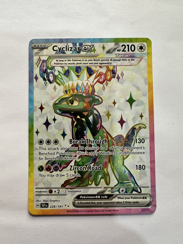 Cyclizar ex – Secret Rare (228/191) Surging Sparks 
