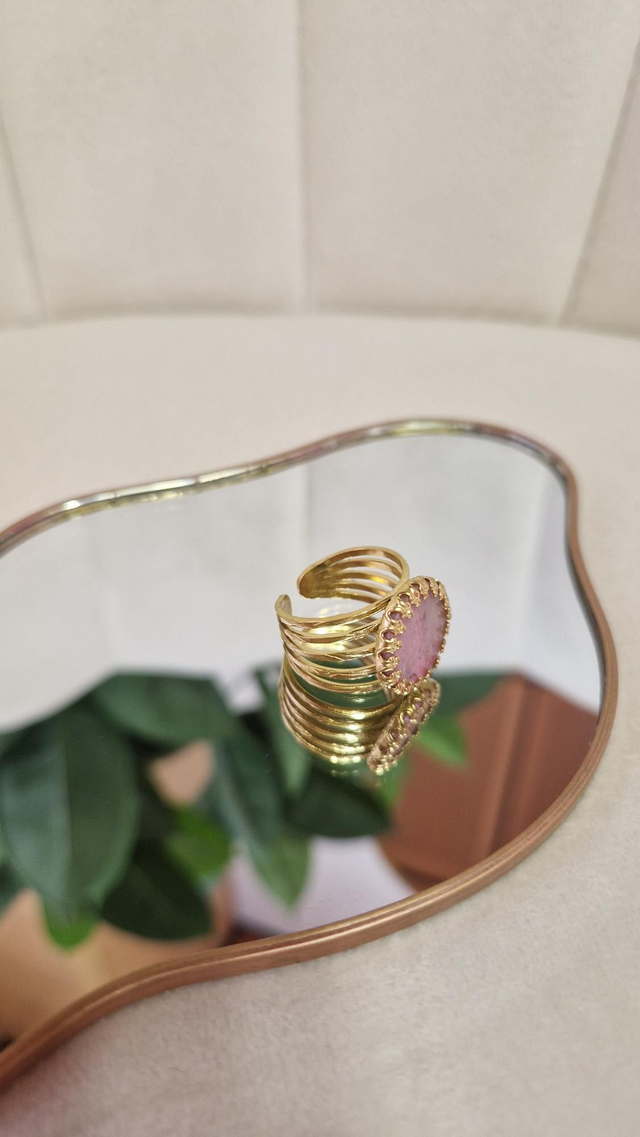 Bague Anais rose