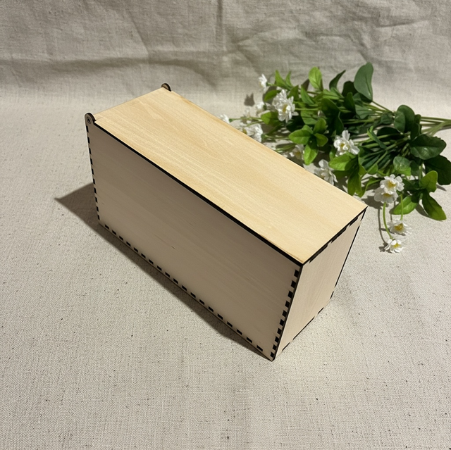 Boîte avec verre gravés