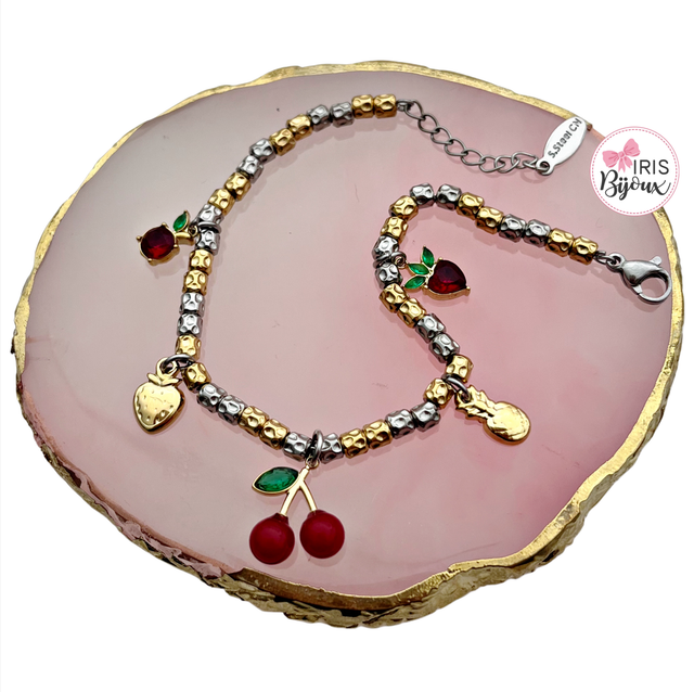 Bracciale Pepite Bicolor FRUITS