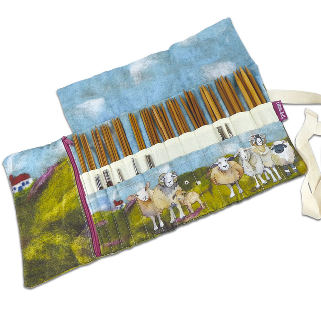 Needle Wrap Felted Sheep