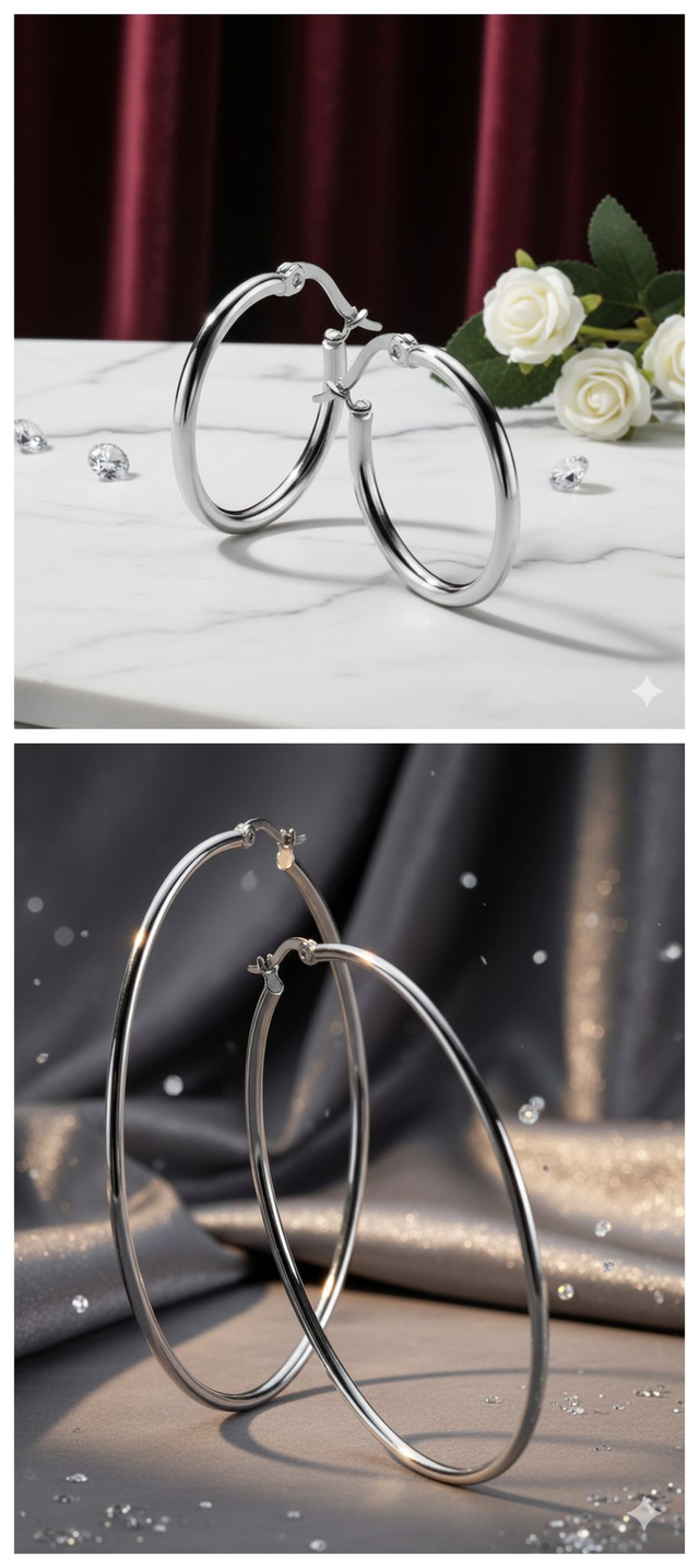 Boucles d'oreilles Hoop 