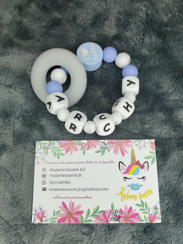 Anneau Dentition I Love Dad