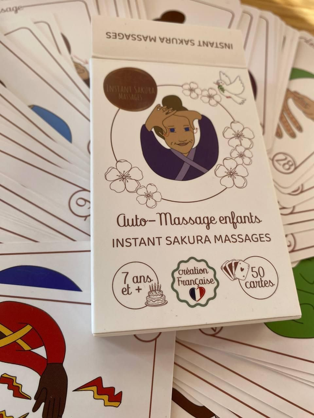 Cartes auto-massage enfants 