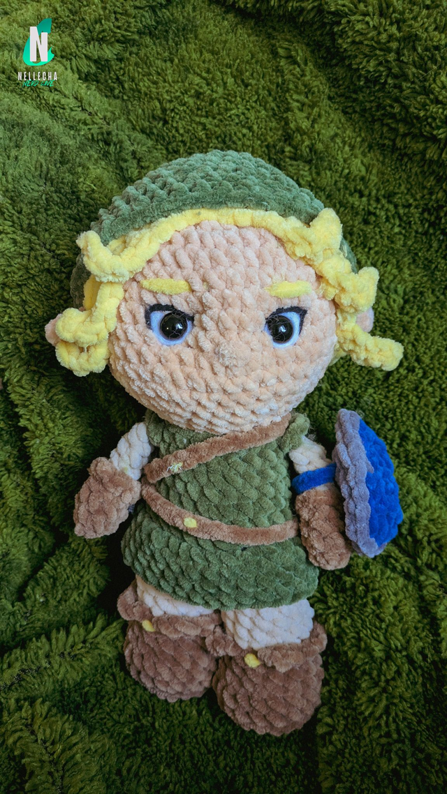 Link - The Legend of Zelda - Peluche en crochet 