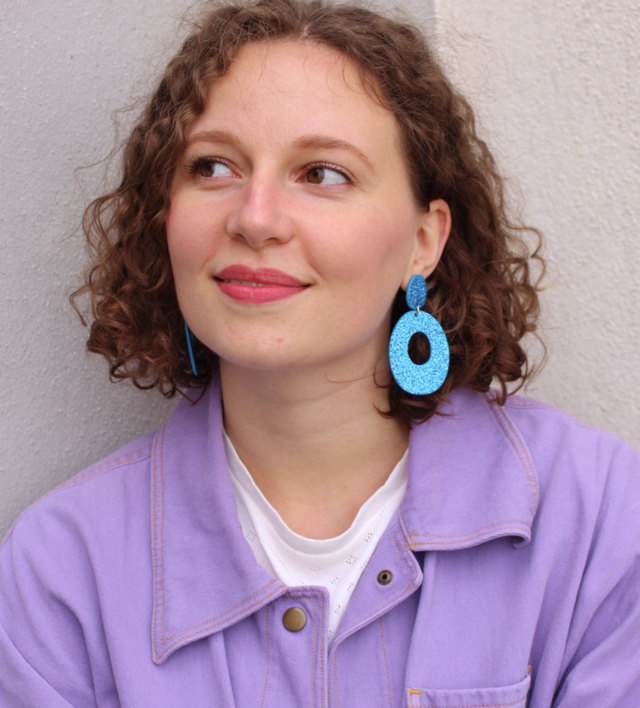 Iris • bleu pailleté