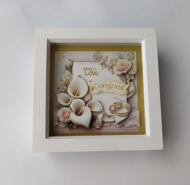 Wedding Congratulations Deep Frame