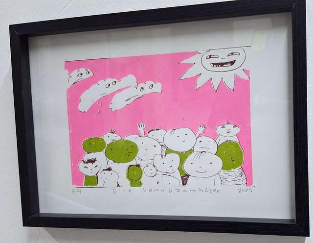 „Erbsenzähler“ Siebdruck