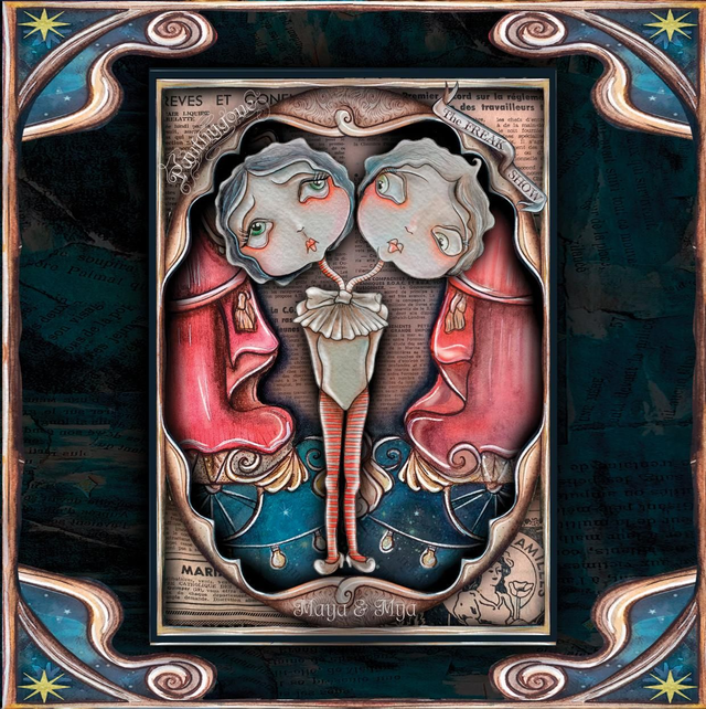 Maya & Mya - Freak Show - Print A4 