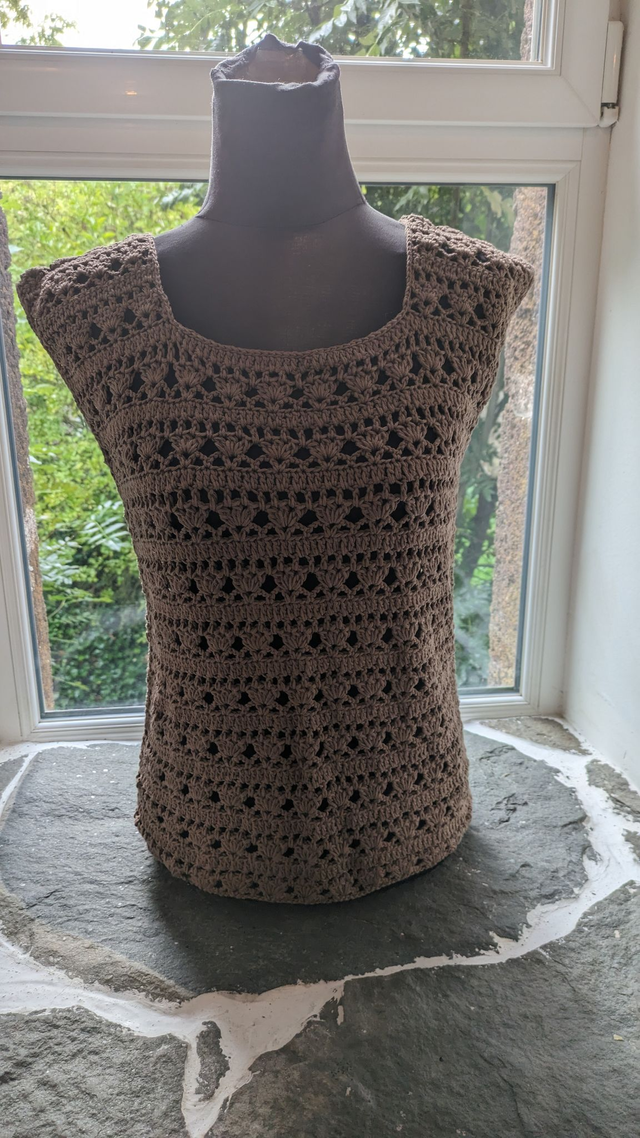 Débardeur marron / chocolat