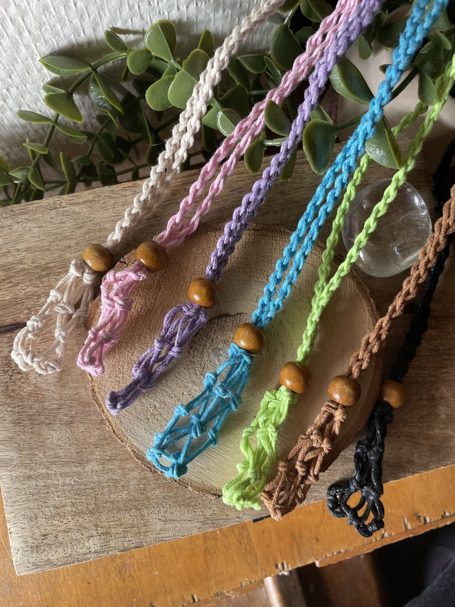 Collier Porte Pierre - Coloris au choix