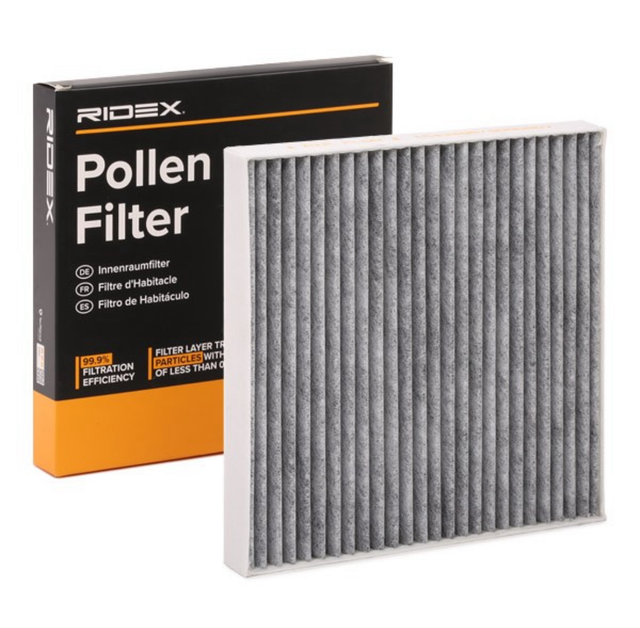 RIDEX 424I0211 Filtro abitacolo SMART Fortwo II Coupe (451) (Anno di produzione 01.2007 - ..., 27 - 102 CV, Benzina, Diesel, Elettrico)